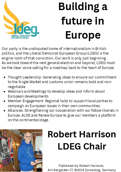 Election Manifesto for Robert Harrison